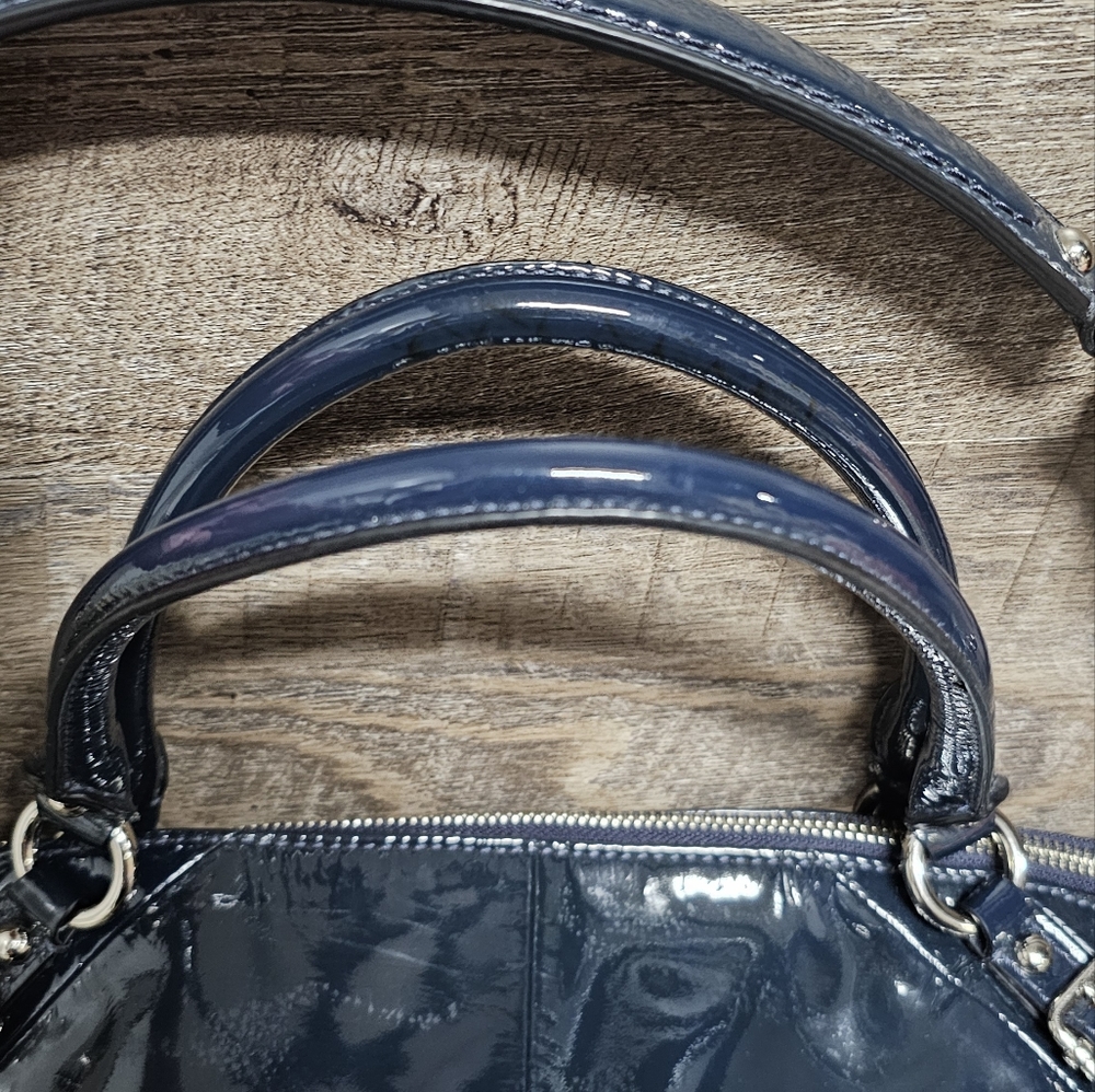Coach Large Navy Sophia Bag #15915. - Picture 15 of 16